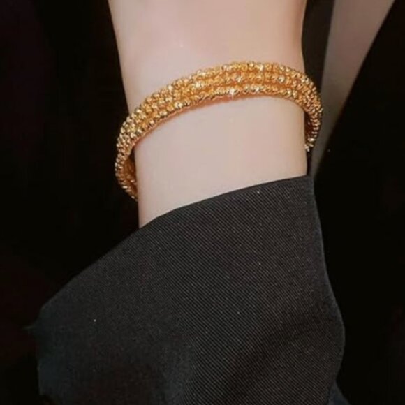 Anthro Gold Bracelet - Picture 2 of 4